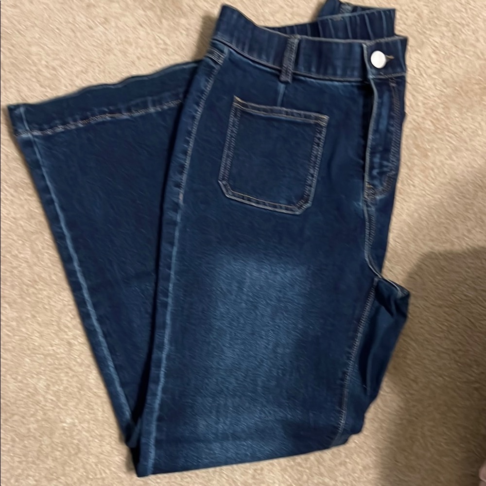 Dark Blue Denim Jeans